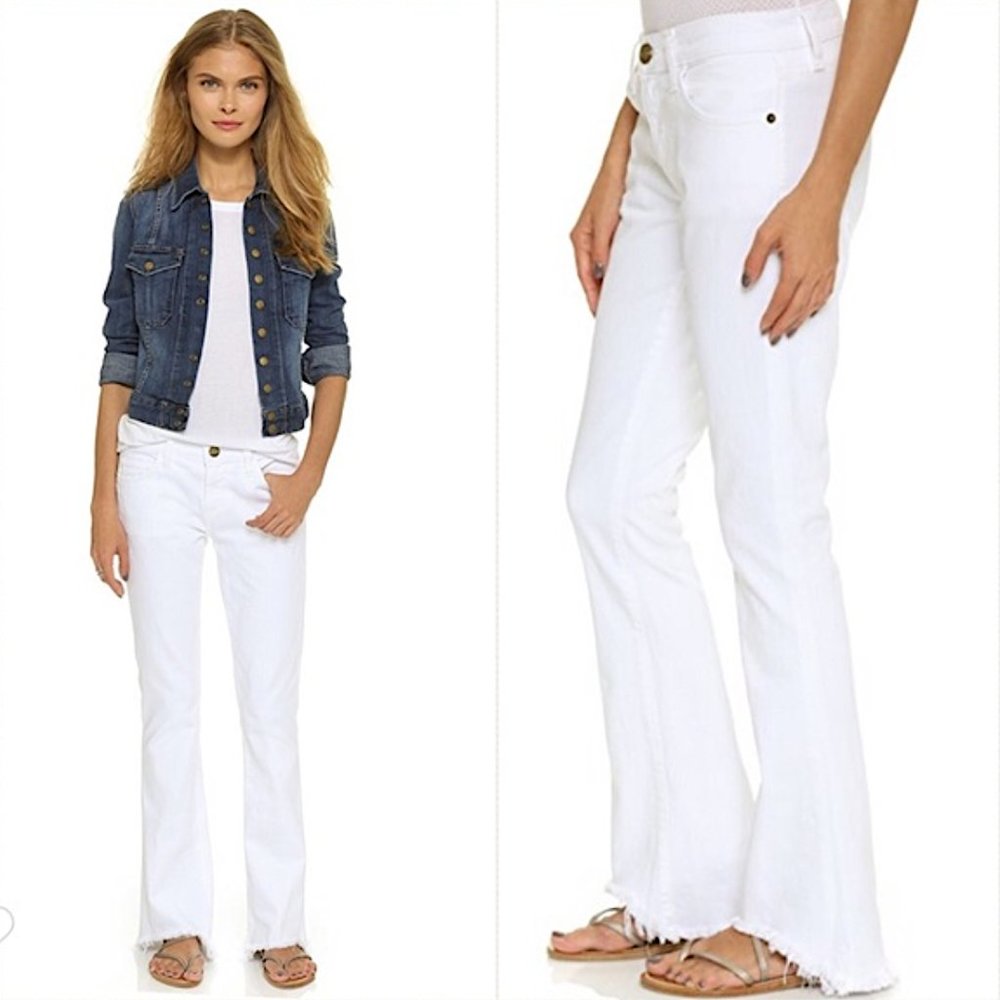 NWT CURRENT/ELLIOTT The Flip Flop Frayed Jeans